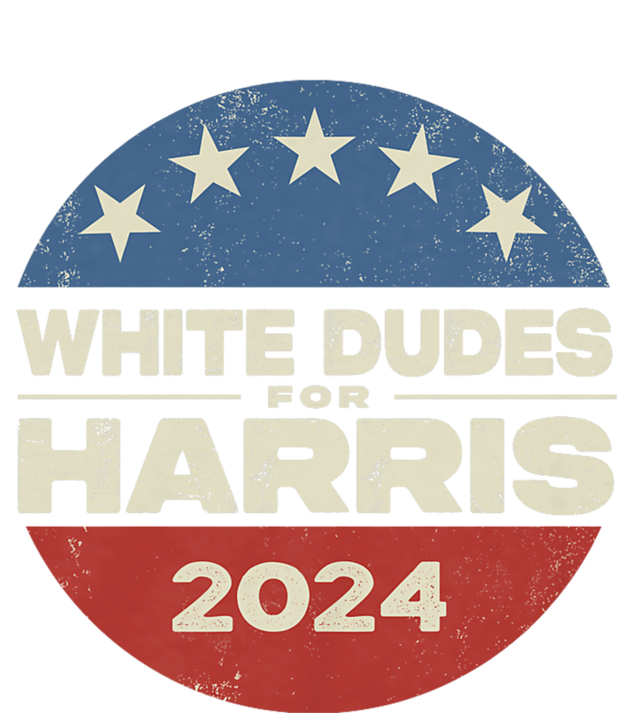 Kamala Harris Lovers 2024 White Dudes For Harris Kamala 2024 V-Neck T-Shirt