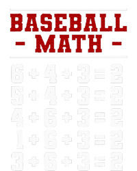 Baseball Math Operation Double Play Mathematician Women's Fleece Hoodie