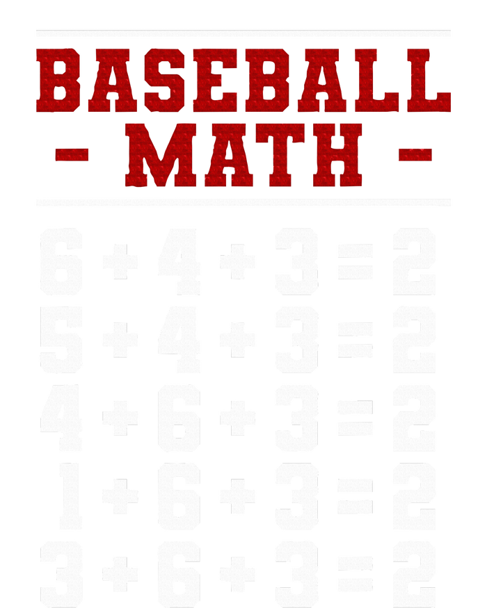 Baseball Math Operation Double Play Mathematician Women's Fleece Hoodie