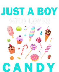 Cute Just A Boy Who Loves Candy Sweets Valucap Bio-Washed Visor