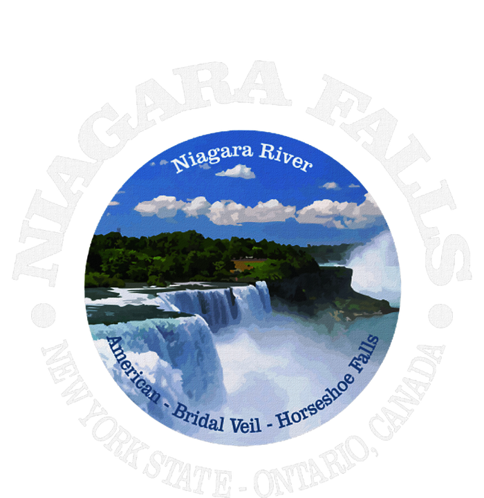 Funny Niagara Falls Niagara River New York State Canada Performance Fleece Hoodie