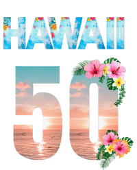 Hawaii 50th Birthday Hawaiian Aloha Beach Hibiscus Baby Bodysuit