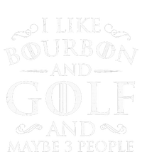 I Like Bourbon Golf Lover Golfing Golfer Putter Metallic Star Ornament