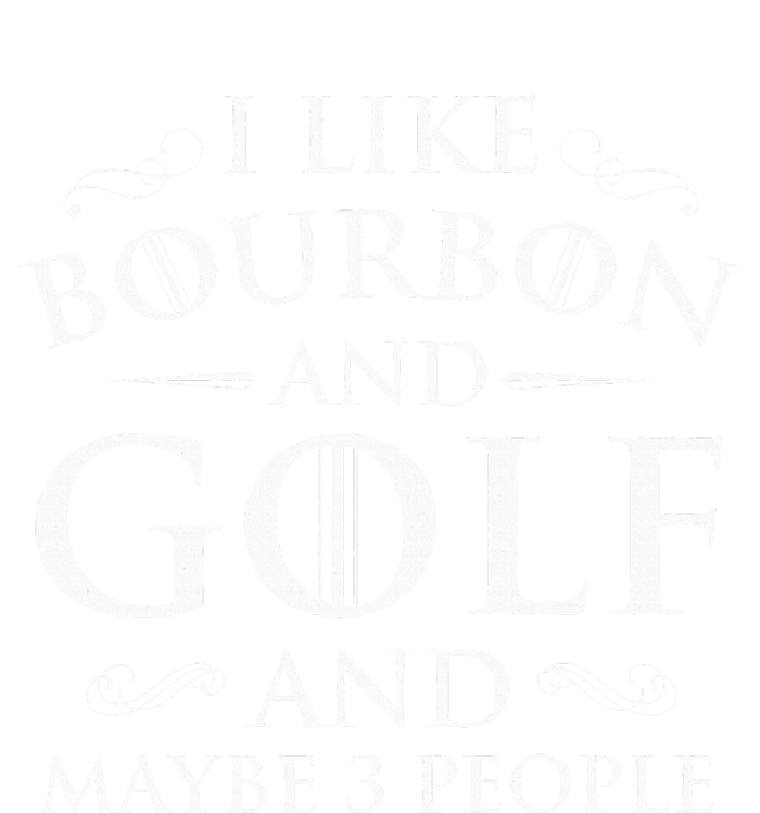 I Like Bourbon Golf Lover Golfing Golfer Putter Metallic Star Ornament