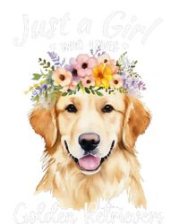 Just A Girl Who Loves Golden Retrievers Girl Who Love Dogs Kids Hoodie