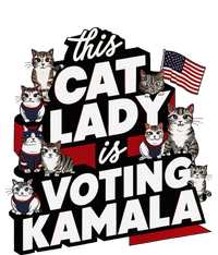 Cat Lady Voting For Kamala Harris 2024 1st Female President T-Shirt