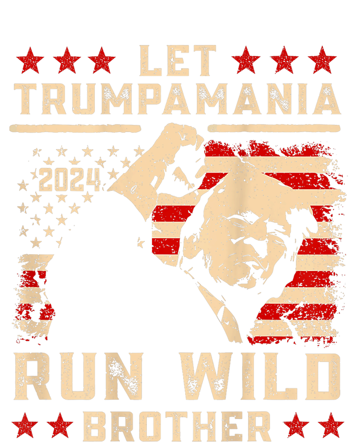 Let Trumpamania Run Wild Trump 45 47 Political Trumpamania Women's Racerback Tank