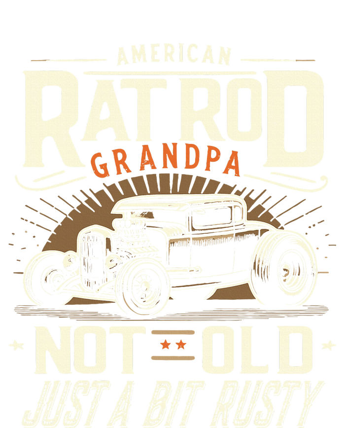 Rat Rod Grandpa Not Old Just Rusty Vintage Hot Rod Car Women's Pullover Hoodie