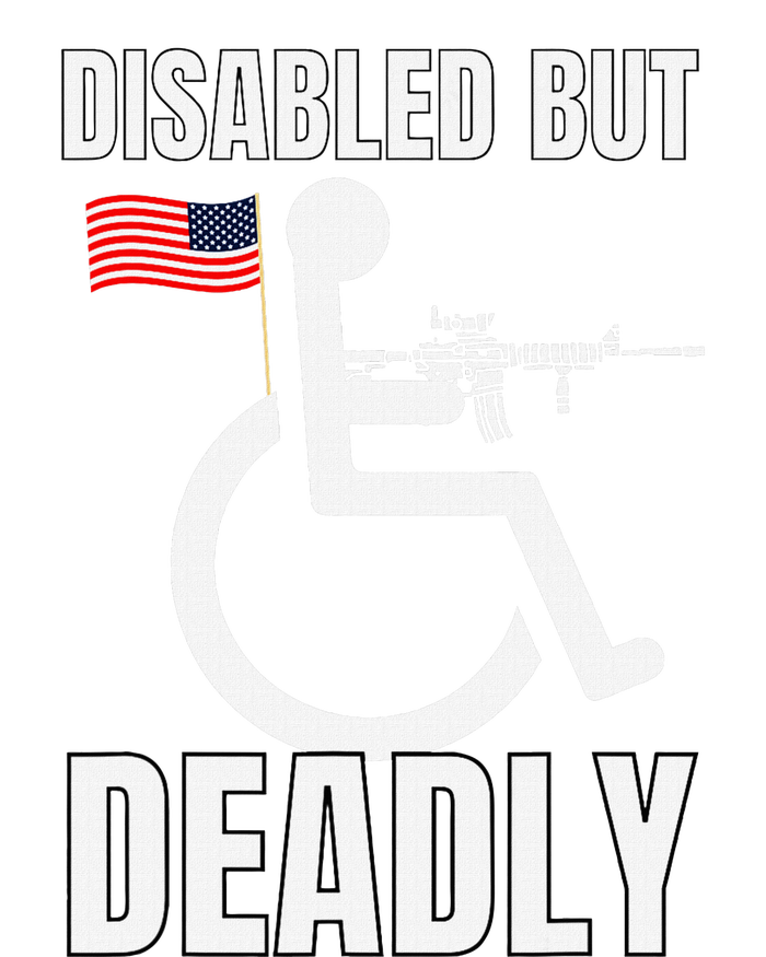 Handicap Disabled But Deadly Kids Sweatshirt