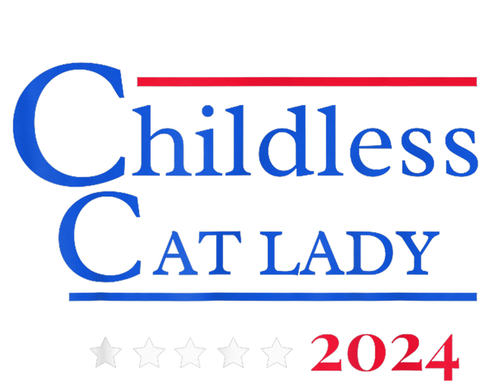 Childless Cat Lady 2024 Funny Political Elections Democrat Kamala Harris 2024 Tie-Dye T-Shirt