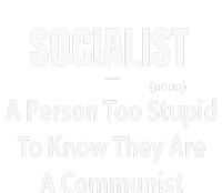 Socialist Definition A Person Too Stupid To Know They Are Women's Fleece Hoodie