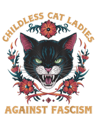 Childless Cat Lady Ladies Against Fascism Kamala 2024 T-Shirt