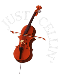 Just Cellin Cello Player Cellist Musician Classical Music Yupoong Adult 5-Panel Trucker Hat