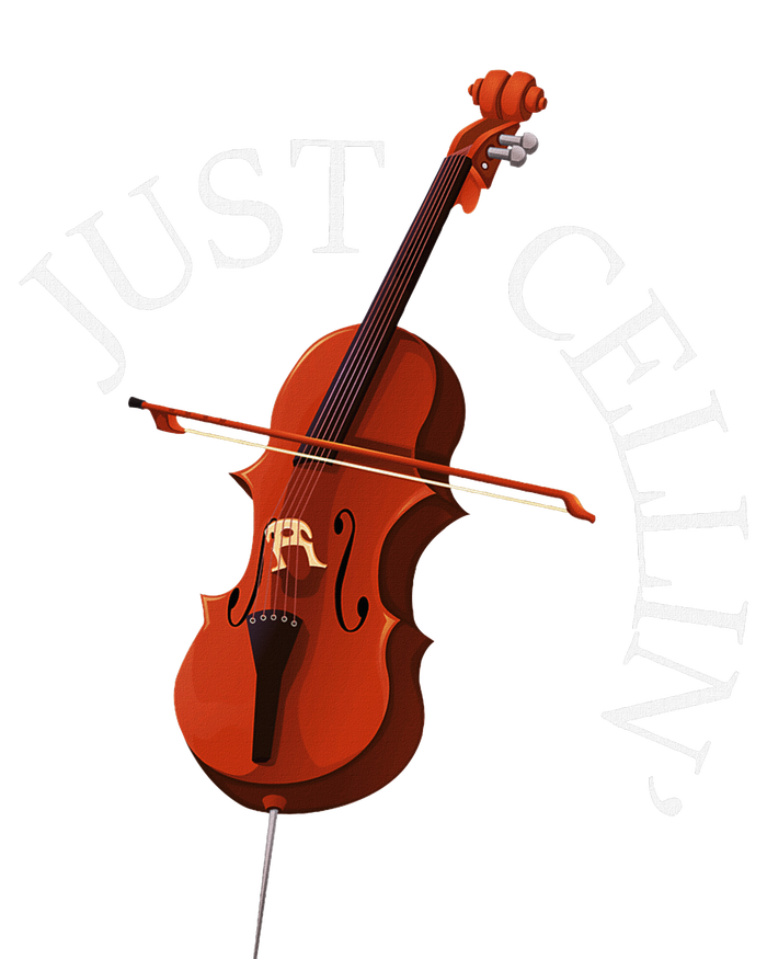 Just Cellin Cello Player Cellist Musician Classical Music Yupoong Adult 5-Panel Trucker Hat