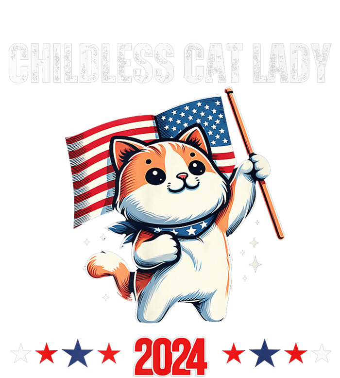 Childless Cat Lady Childless Cat Lady Kamala 2024 T-Shirt