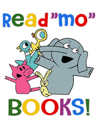 Read Mo Book Cute School Teacher Librarian Elephant Pigeon T-Shirt