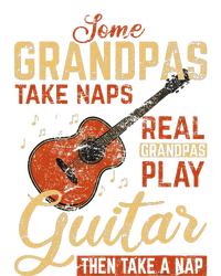 Real Grandpas Play Guitar Then Take Nap Funny Guitarist Ladies Long Sleeve Shirt