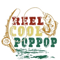 Reel Cool Pop Pop Vintage Fishing Funny Grandpa Fisherman T-Shirt