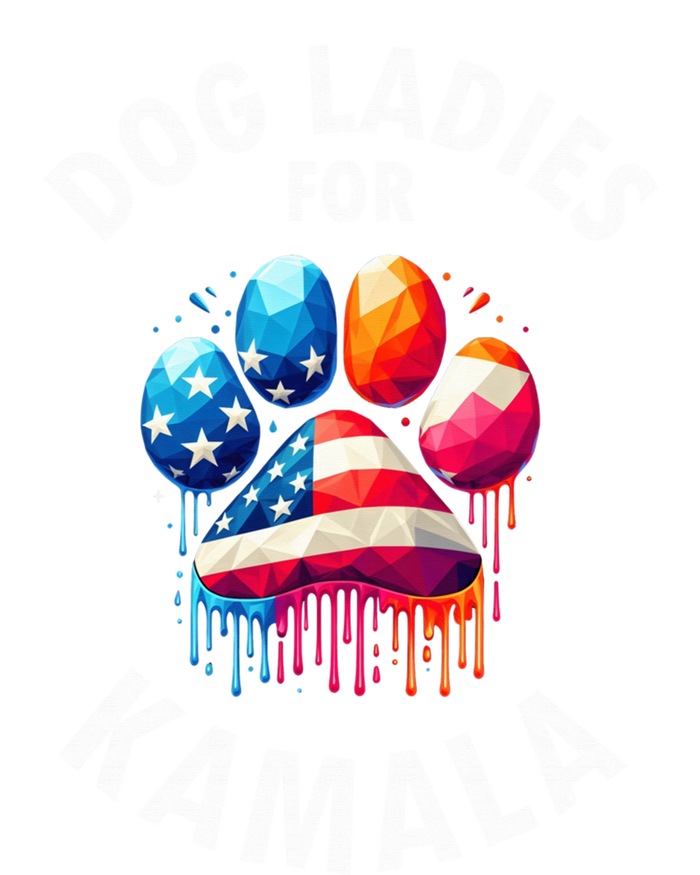 Childless Dog Ladies Dog Furr Kamala 2024 Women's Racerback Tank