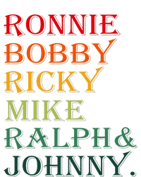 Ronnie Bobby Ricky Mike Ralph And Johnny Kids Long Sleeve Shirt