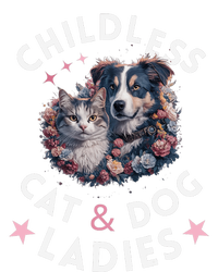 Childless Cat & Dog Ladies Voting For Kamala President 2024 T-Shirt