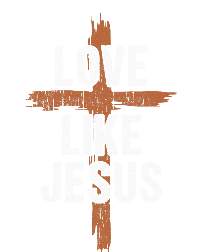 Dad Love Like Jesusshirt Christian Religious Cross Jesus Tie-Dye T-Shirt