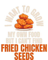 Funny I Want To Grow Fried Chicken Seeds Hilarious Fast Food Grommeted Golf Towel