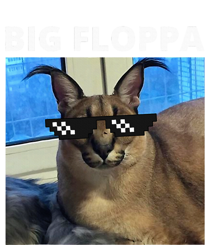 Big Floppa Meme Cat T-Shirt