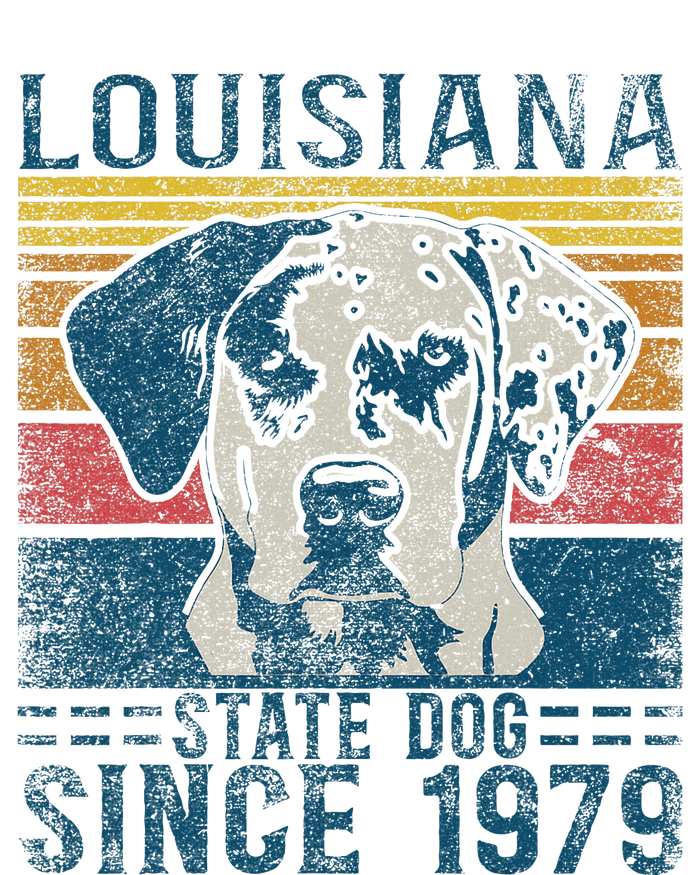 Louisiana Catahoula Leopard Dog Us State Dog Fan Lover Retro T-Shirt