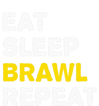 Eat Sleep Brawl Repeat Gamer USA-Made Snowflake Beanie