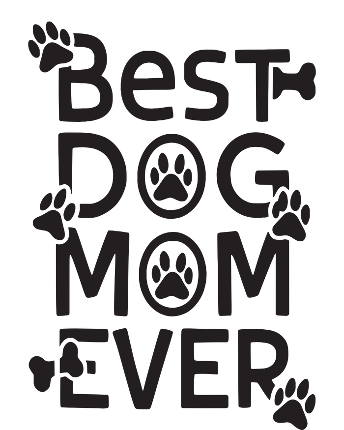 Dog Mom Life Paw Print Heart Cute Funny Dog Mom Product T-Shirt