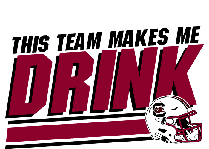 This Team Makes Me Drink South Carolina Football T-Shirt