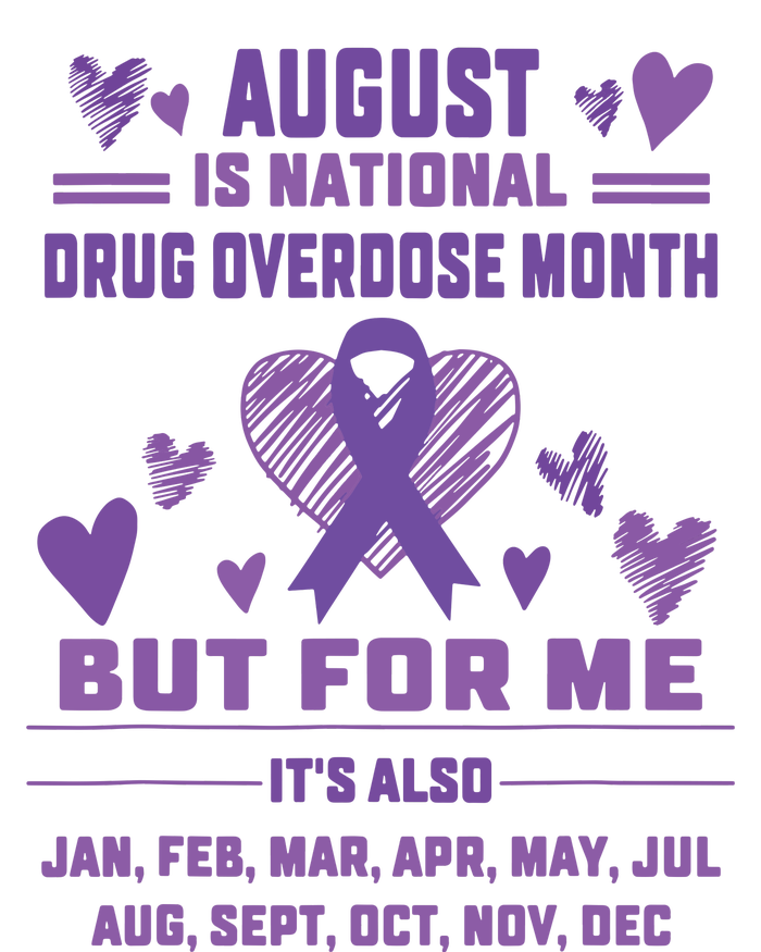 Heart Ribbon June Is National Drug Overdose Awareness Adult Drive Performance Visor