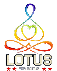 Lotus For Potus Kamala Harris 2024 President Trend Election Dry Zone Grid Polo