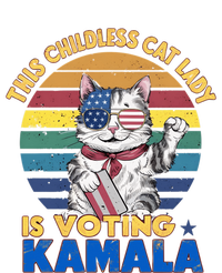 Funny Vintage Retro This Childless Cat Lady Is Voting Kamala T-Shirt