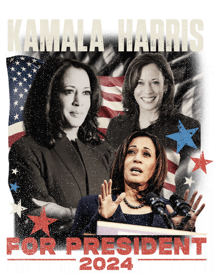 Kamala Harris 2024 For President Election Campaign T-Shirt