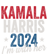 Kamala Harris 2024 Support IM With Her Kamala Harris 2024 Tie-Dye Long Sleeve Shirt