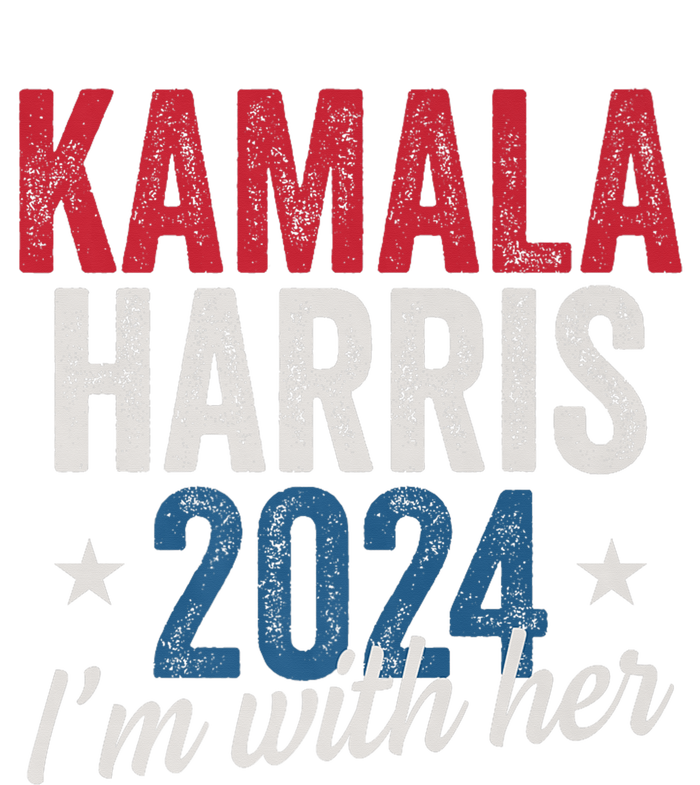 Kamala Harris 2024 Support IM With Her Kamala Harris 2024 Tie-Dye Long Sleeve Shirt