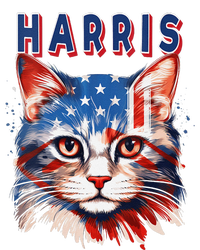 Kamala Harris For President 2024 Election Usa Flag Cat Lady Pajama Set