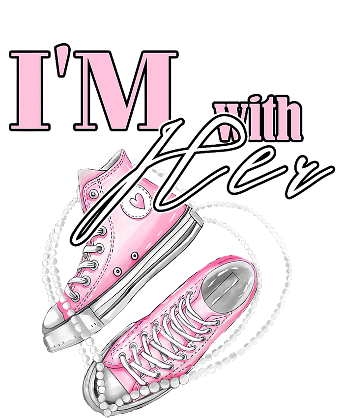 IM With Her Chucks And Pearls Election 2024 T-Shirt