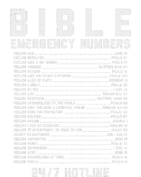 Bible Emergency Numbers Verse God Jesus Faith Christian Gift Tie-Dye T-Shirt