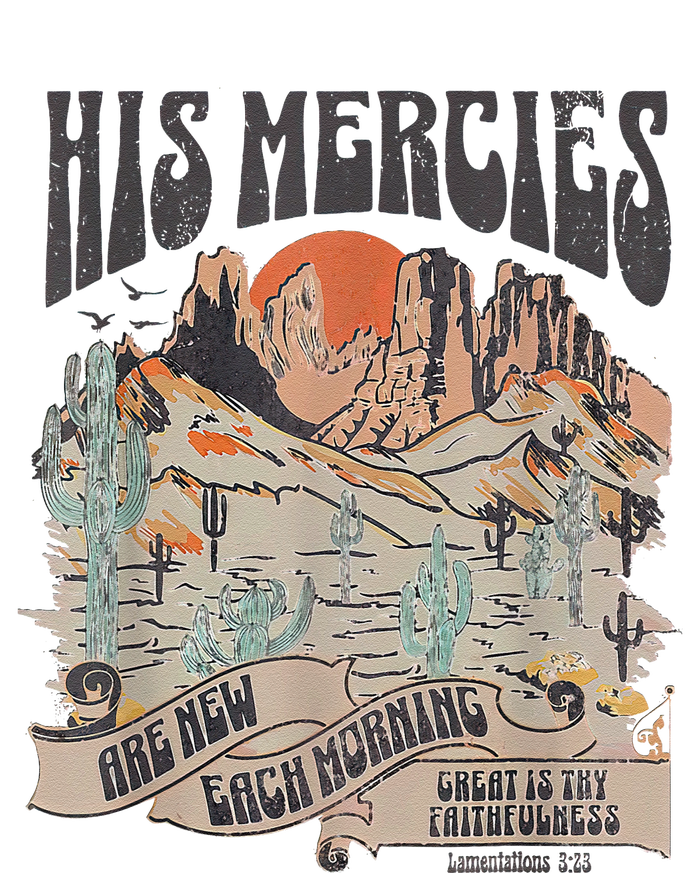 Boho Christian Jesus Faith Based His Mercies Are New Kids Hoodie