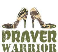 Camo Heels Prayer Warrior Faith God Jesus Christian T-Shirt