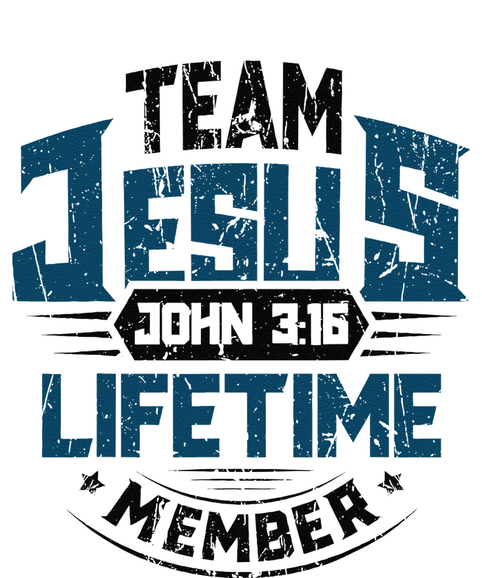 Christian Bible Verse Team Jesus Lifetime Member Scripture T-Shirt