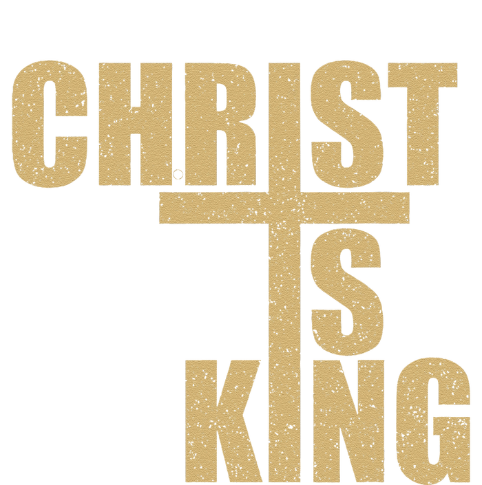 Christ Is King Jesus Is King Cross Crucifix Women's Pullover Hoodie