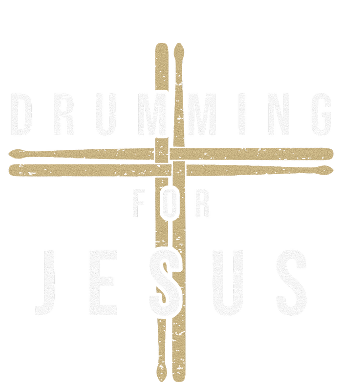 Drummer Drumming Drums Percussion I Jesus Christian Church T-Shirt