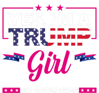 Yes Im A Trump Girl No Apologies 2024 Election Ladies PosiCharge Competitor Racerback Tank