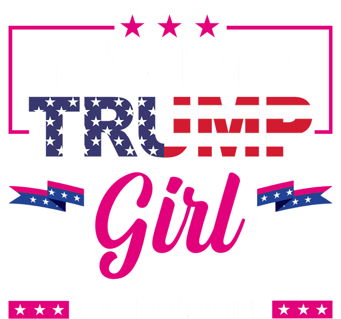 Yes Im A Trump Girl No Apologies 2024 Election Ladies PosiCharge Competitor Racerback Tank