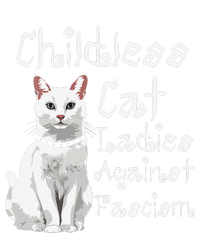 Childless Cat Ladies Against Fascism White Lady Cat Kids Tie-Dye T-Shirt