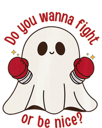 Cute Ghost Do You Wanna Fight Or Be Nice Premium T-Shirt